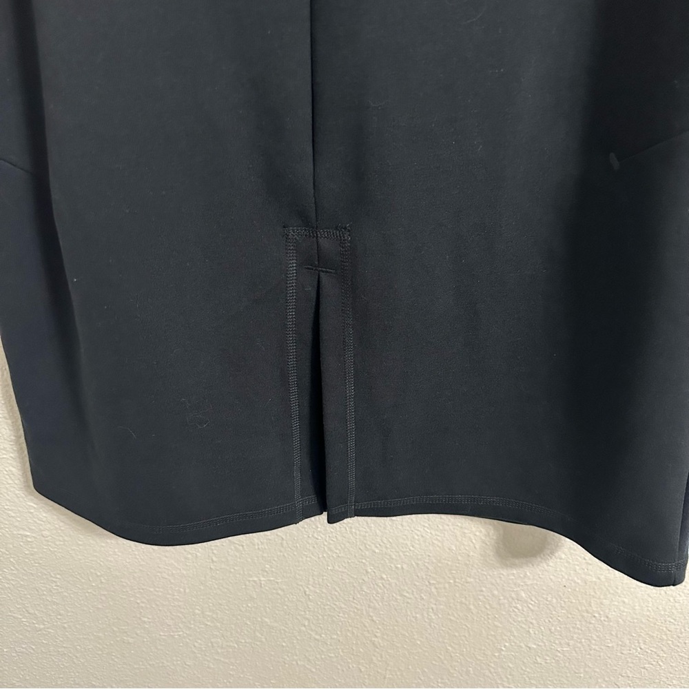 Nike NWT Black Drawstring Skirt with Center Slit - Picture 4 of 9